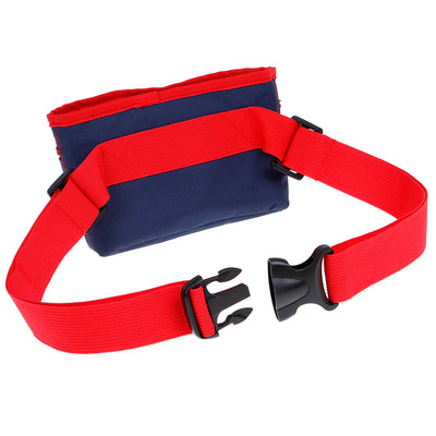 Good Dog Treat Pouch - Navy/Red