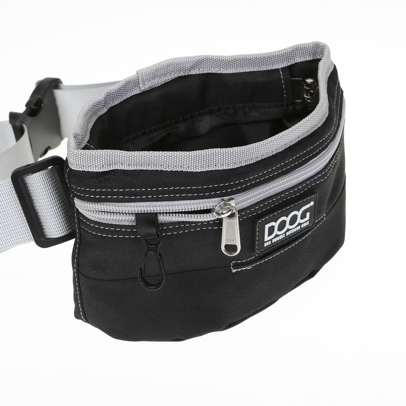 Good Dog Treat Pouch - Black **NEW IMPROVED SNAP CLOSE**