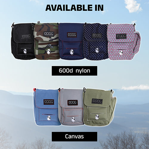 Grey Walkie Bag - Pink Lining