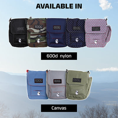 Grey Walkie Bag - Pink Lining