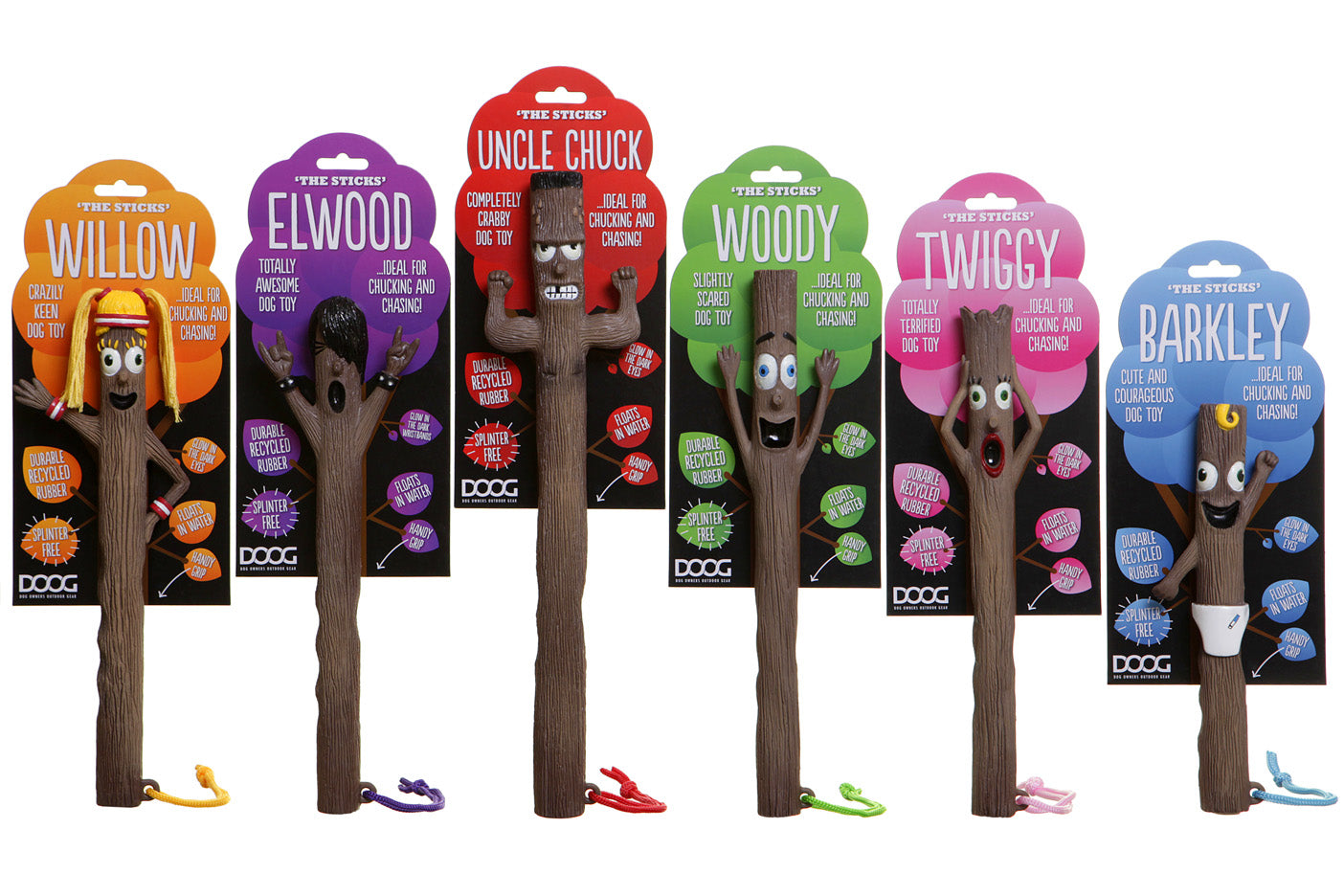 The DOOG Stick Family Fetch Toys DOOGUK