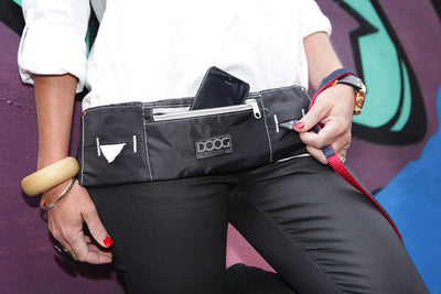 DOOG Walkie Belt - Grey & Neon Pink
