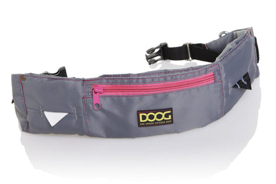 DOOG Walkie Belt - Grey & Neon Pink (New & Improved)