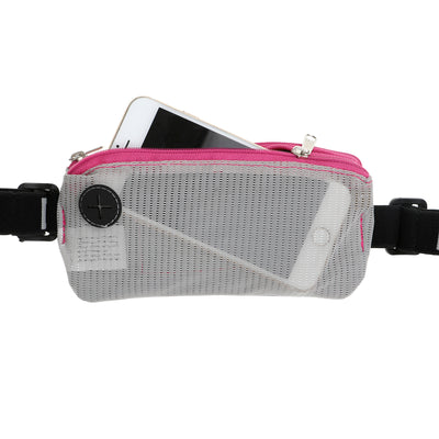 DOOG Mini Belt- Grey & Neon Pink