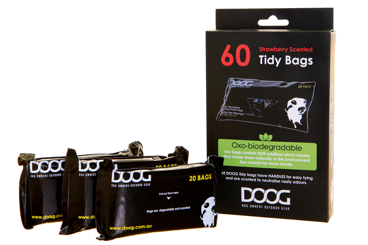 DOOG Pick up Bags (3 packs of 20)